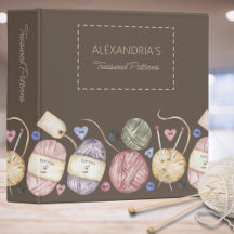 Skeins & Needles Treasured Patterns Binder