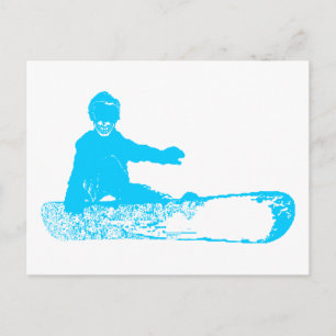 skeleboarder. postcard