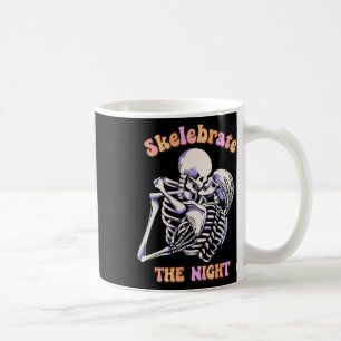 Skelebrate The Night Skeletons Spooky Season For C Coffee Mug