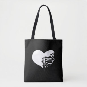 Skeleheart - White Tote Bag