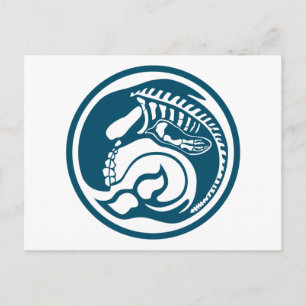 skeleorca postcard