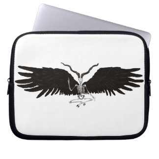 Skeletal Baphomet Laptop Sleeve