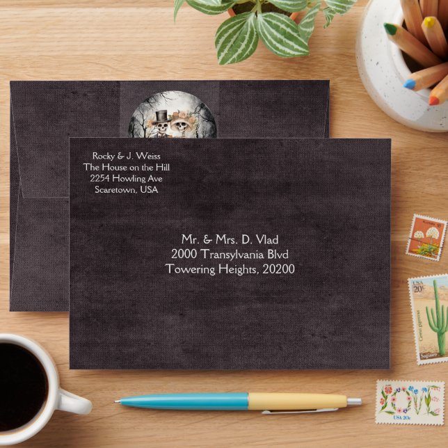 Skeletal Couple Envelope (Desk)