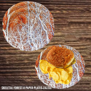 Skeletal Forest II Paper Plate