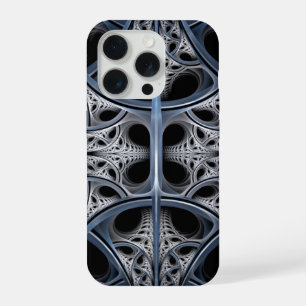 Skeletal Hall Geometric Fractal Art iPhone 15 Pro Case