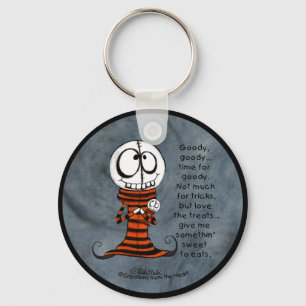 Skeletal Head-Goody Goody Key Ring