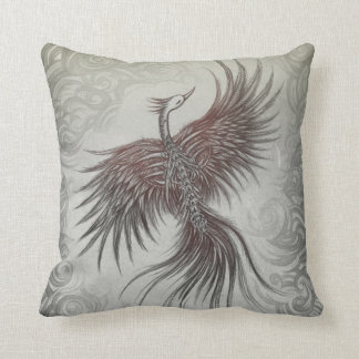 Skeletal Phoenix Pillow