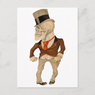 Skeletal Suit Postcard