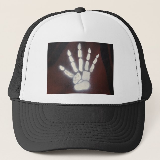 skeletal trucker hat (Front)