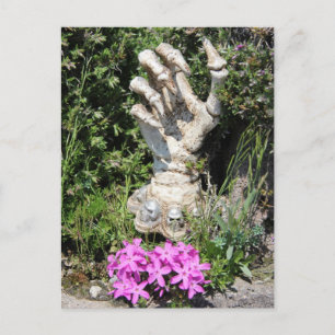 Skelethand - Gothic / Postkarte Postcard
