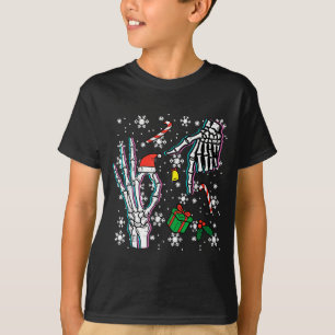 Skeleton 67 Meme Funny Christmas 6 7 Boys Youth Te T-Shirt
