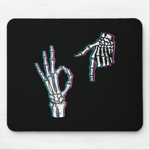 Skeleton 67 Meme Funny Halloween Boys Girls Youth  Mouse Pad