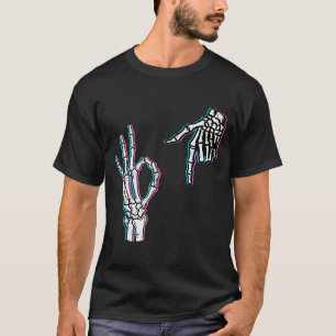 Skeleton 67 Meme Funny Halloween Boys Girls Youth T-Shirt