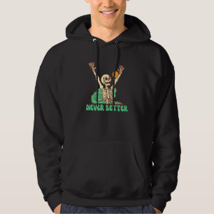 Skeleton  Aesthetic Graphic  Soft Grunge Emo Goth Hoodie