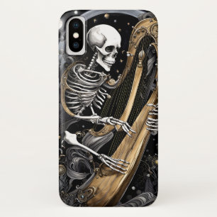 Skeleton and Harp I iPhone X Case
