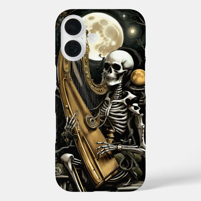 Skeleton and Harp II Case-Mate iPhone Case (Back)