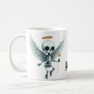 Skeleton Angel – The Sweet Side of the Afterlife. Coffee Mug