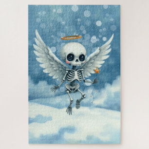 Skeleton Angel – The Sweet Side of the Afterlife. Jigsaw Puzzle