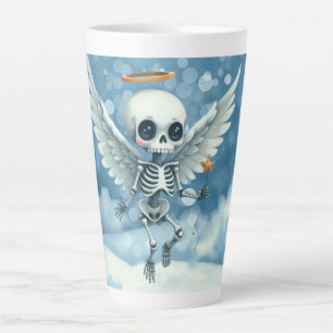 Skeleton Angel – The Sweet Side of the Afterlife. Latte Mug