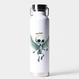 Skeleton Angel – The Sweet Side of the Afterlife. Water Bottle