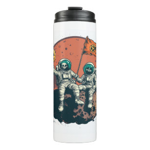 Skeleton Astronaut Crew Thermal Tumbler