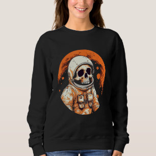 Skeleton Astronaut Occupy Mars in Space Astronaut Sweatshirt