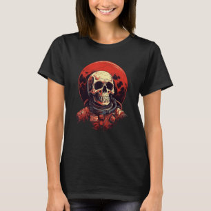 Skeleton Astronaut Occupy Mars in Space Astronaut  T-Shirt