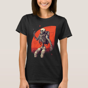 Skeleton Astronaut Occupy Mars in Space Astronaut  T-Shirt