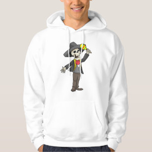 Skeleton at Music with Maracas Hoodie
