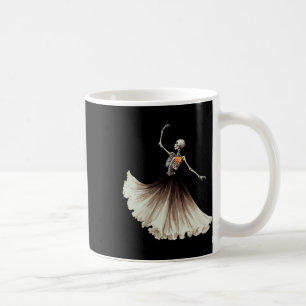 Skeleton Ballerina Ballet Dance Halloween Women Gi Coffee Mug