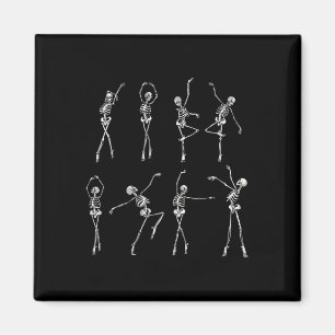 Skeleton Ballerinas Halloween Costume Ballet Girl Magnet