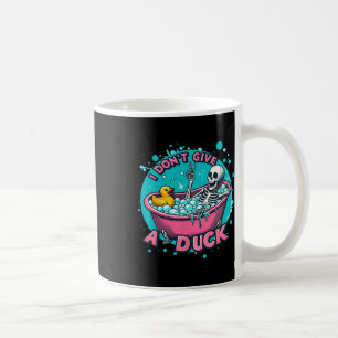 Skeleton Bath Humour Rubber Duck Funny Halloween  Coffee Mug