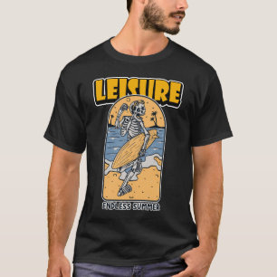 Skeleton Beach Surfer T-Shirt