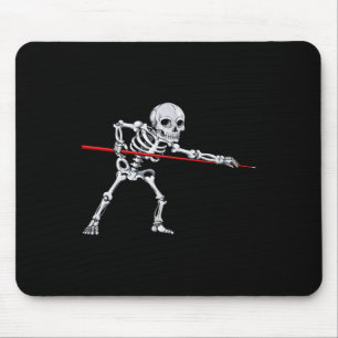 Skeleton Billiards Billiard Pool Snooker Halloween Mouse Pad