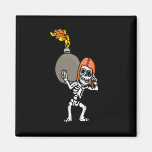 Skeleton Bomber  Magnet