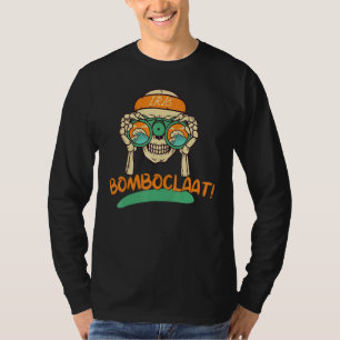 Skeleton Bomboclaat Jamaica Slang Word Summer Vaca T-Shirt