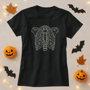 Skeleton Bone Ribcage  T-Shirt