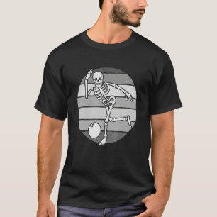 Skeleton Bowling Retro Bowler Gifts Funny Bowling T-Shirt