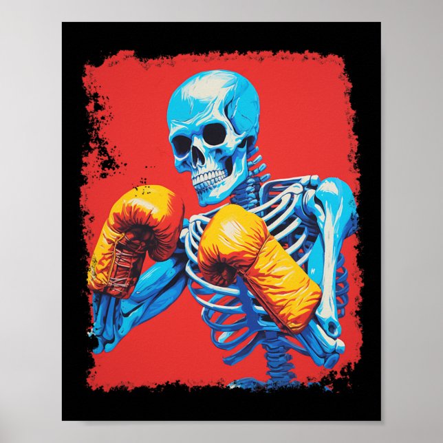 Skeleton Boxing  Poster (Front)