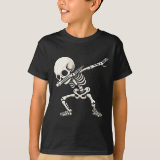 Skeleton Boys Kids Men Funny Halloween  T-Shirt