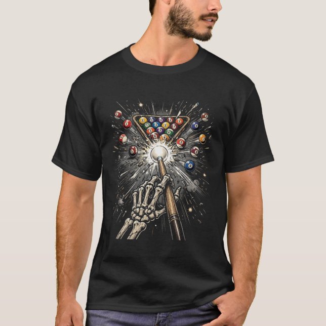 Skeleton Break — Exploding Rack T-Shirt (Front)