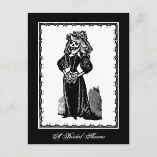 Skeleton Bride (Bridal Shower) - Invitation