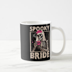 Skeleton Bride Drinking Coffee Wedding Halloween C Mug