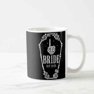 Skeleton Bride Groom Halloween Wedding Party Coffee Mug