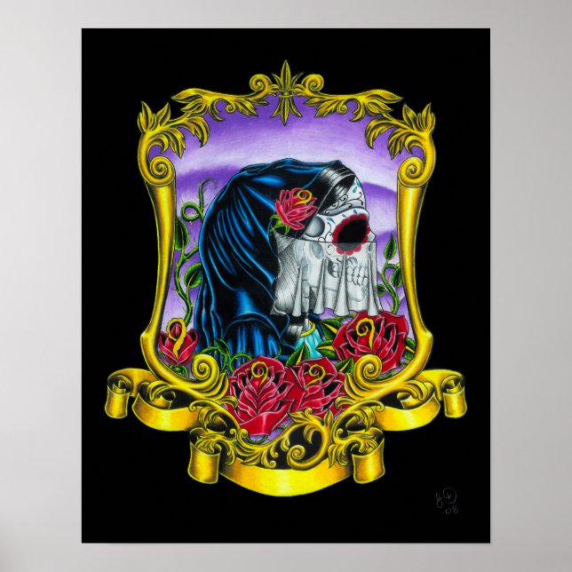 Skeleton Bride Print (Front)