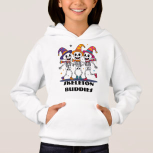 Skeleton Buddies Halloween Kids T-Shirt – Cute Dan