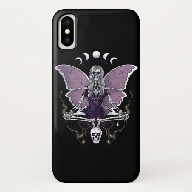 Skeleton Butterfly Goth Case-Mate iPhone Case (Back)
