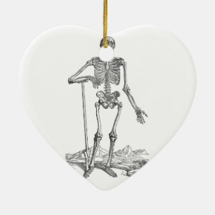 Skeleton Ceramic Tree Decoration