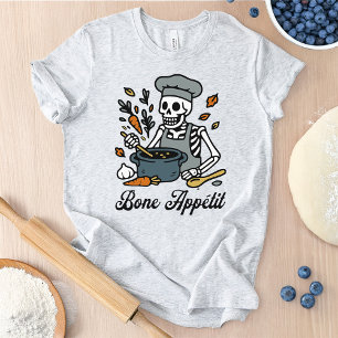 Skeleton Chef Halloween - Spooky Cooking Tri-Blend Shirt