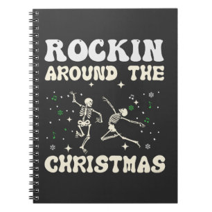  Skeleton Christmas Dance Notebook